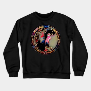 Framed Dream of Vitrail Pour la facade de la Boutique Fouquet Crewneck Sweatshirt